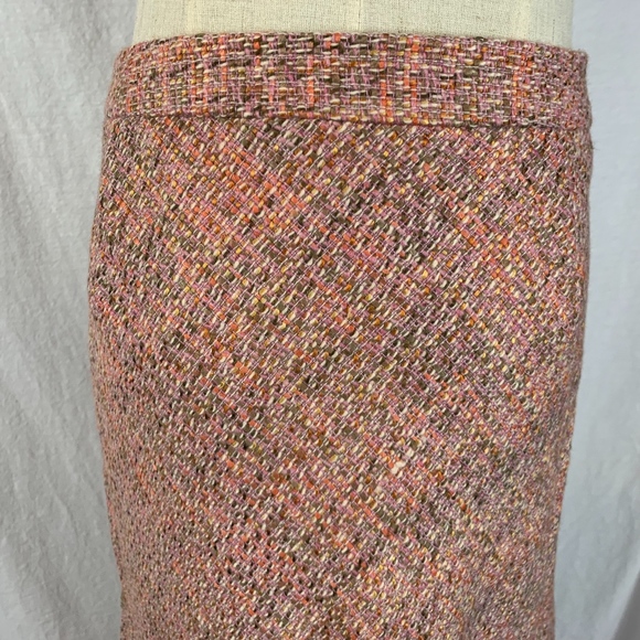 Gap Wool Tweed Holiday Skirt 8 Lined A Line 📁💼 - Picture 6 of 8